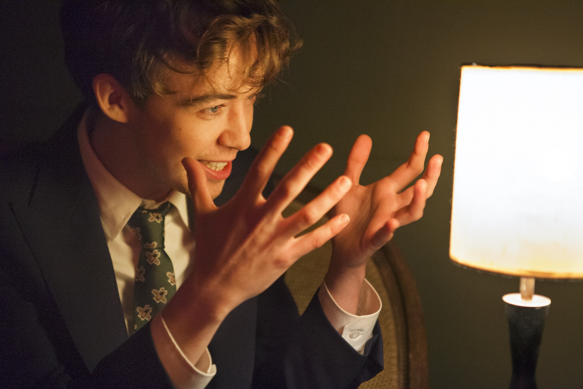 Alex Lawther on the set of Alex's Dream.