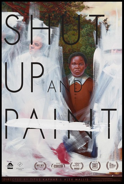 Shut up and paint short film poster