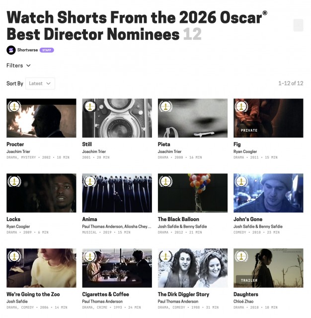 click to visit the collection on Shortverse